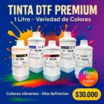 Tinta DTF PREMIUM 1L – Variedad de Colores