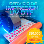 Servicio de impresión UV DTF por metro lineal (57 cm × 1 m)